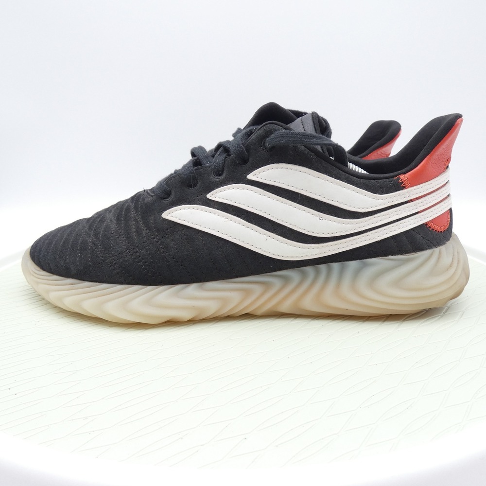 Adidas Sobakov Core Black Chalk Coral Carbon Sneakers BD7549 Mens Size 12